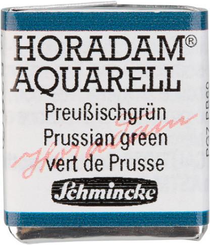 Image du produit Schmincke Aquarelle 1/2 godet VERT PREUSS.GR2 (Vert de Prusse, 2 ml)