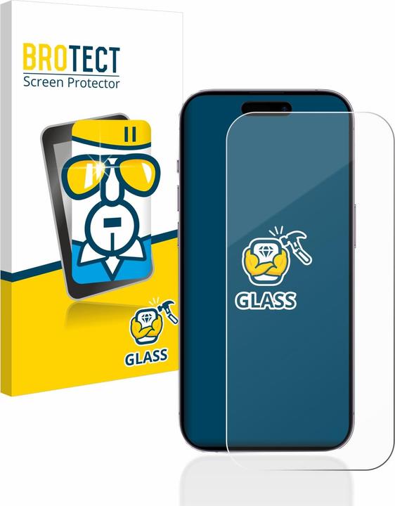 Produktbild BROTECT Panzerglas Hartglas Displayschutz (1 Stück, Apple iPhone 14 Pro)