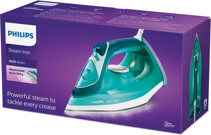 Actual product image Philips 3000 series Leistung, /Min. gleichmässiger Dampfstoss, Bügeleisen (180 g/min)