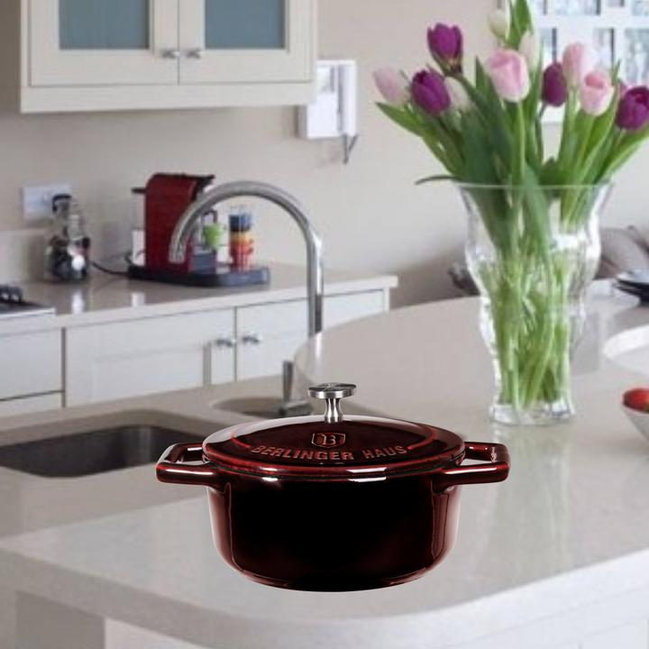 Immagine prodotto BerlingerHaus Pentola in ghisa smaltata da 24 cm BH-6497 (Pentola, Ghisa)