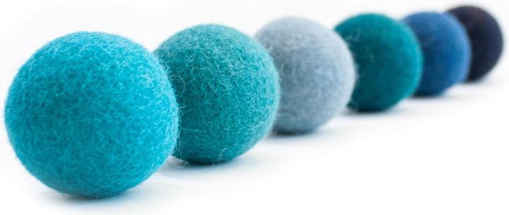 Produktbild LucyBalu OCEAN VIBES Filzbälle (Ballspielzeug Katze)