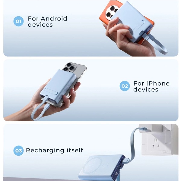 Actual product image Joyroom JR-PBM01 (10000 mAh, 20 W, 38.50 Wh)