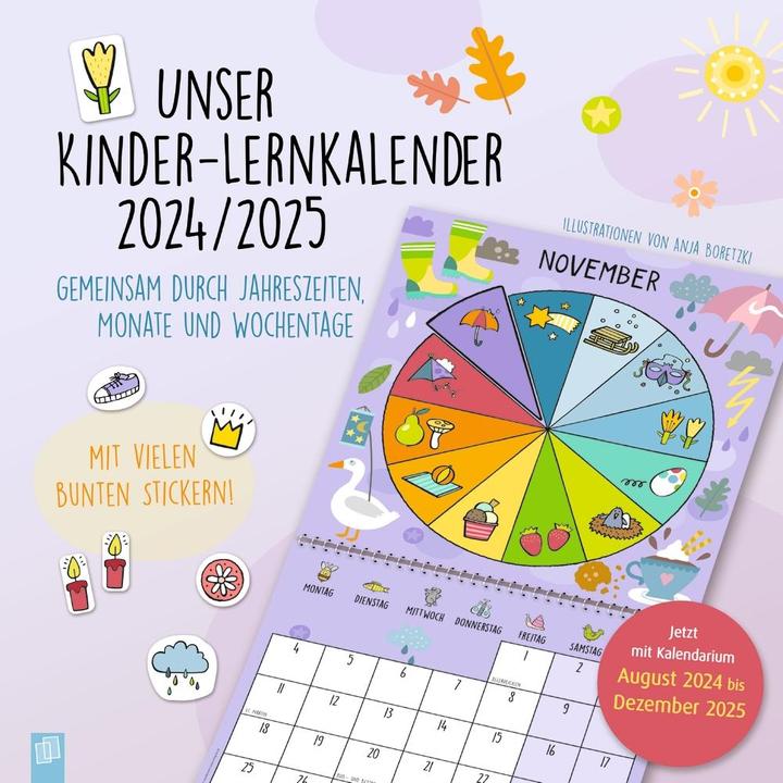 Produktbild Unser Kinder-Lernkalender 2024/2025 (Deutsch)