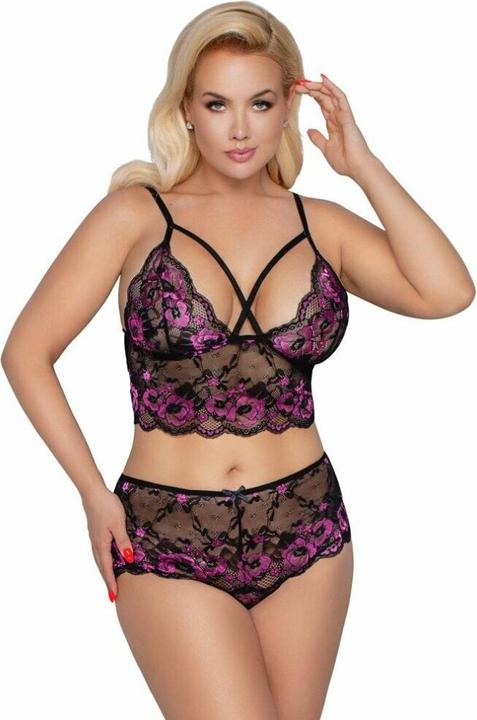 Actual product image Cottelli Collection Bra Set Lace XL/2XL (XL, XXL)