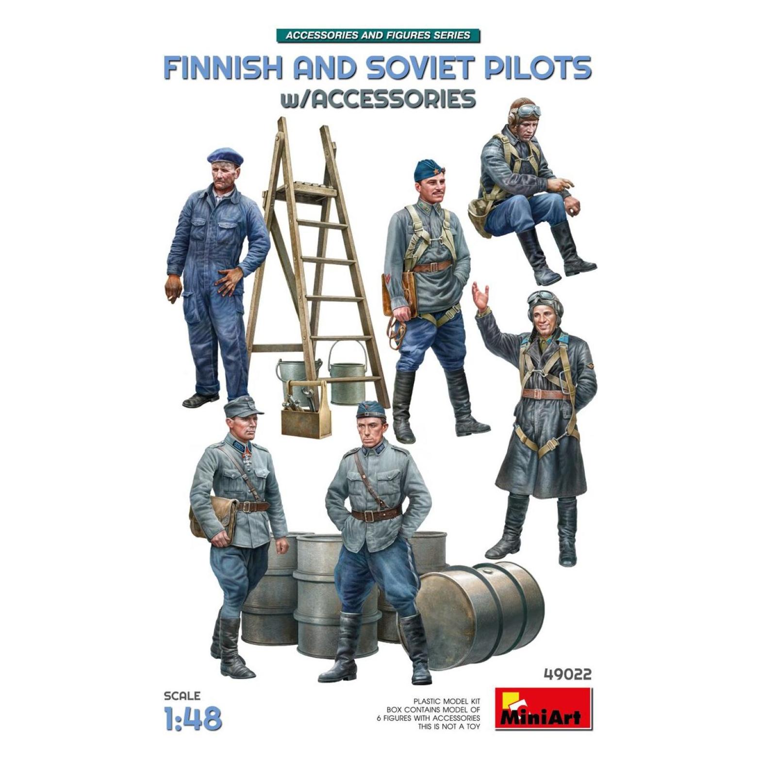 Other 1:48 Fig.-Set Finn.u.Sowjet. Piloten(6) (550049022)