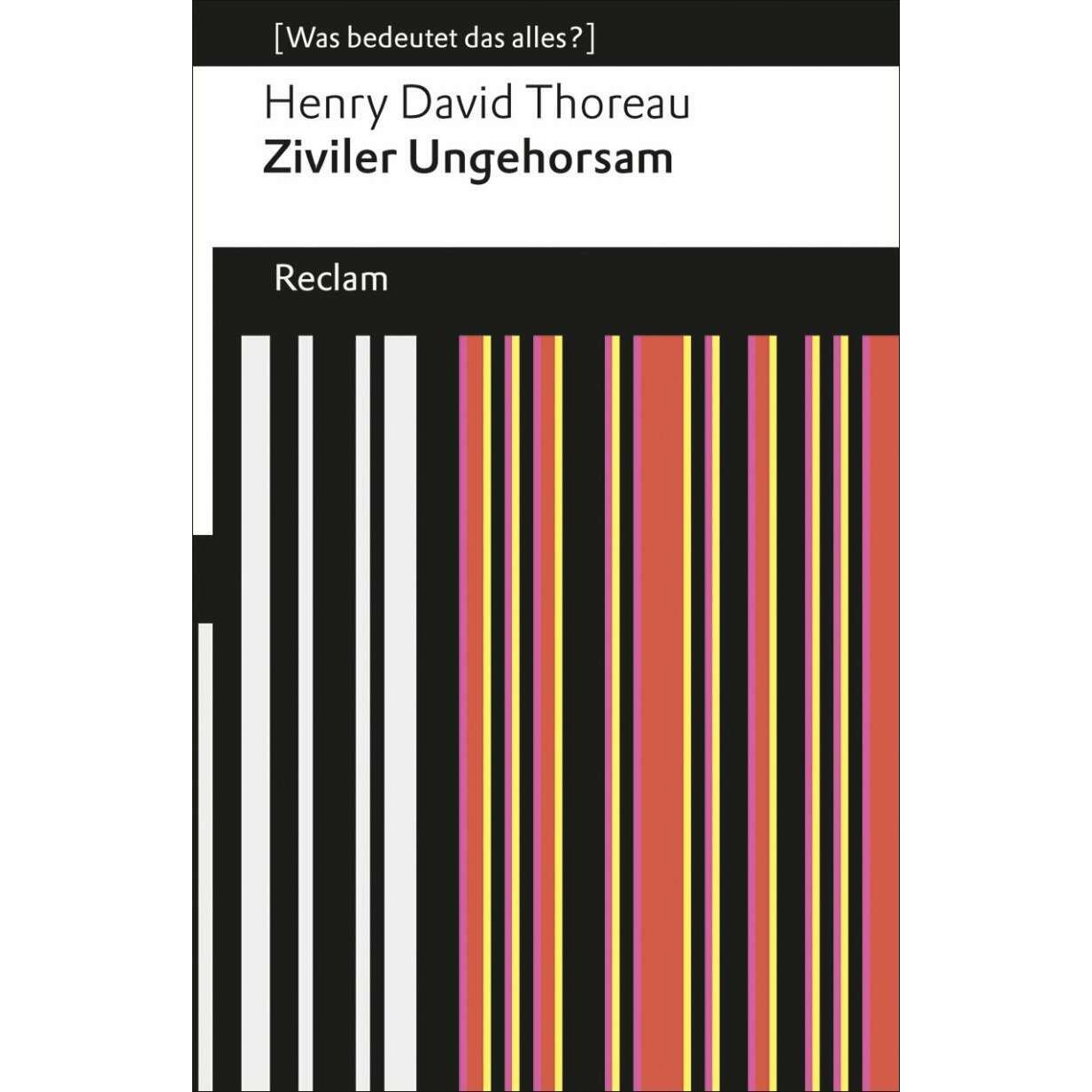 Ziviler Ungehorsam, Fachbücher von Henry David Thoreau