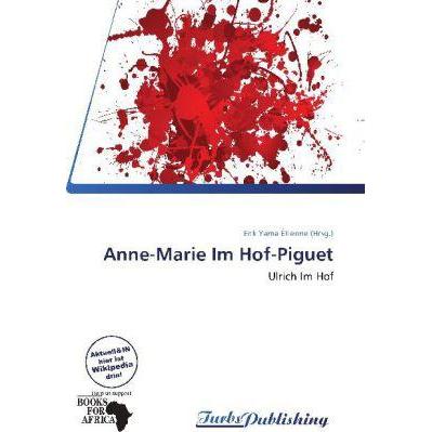 Anne-Marie Im Hof-Piguet, Fachbücher