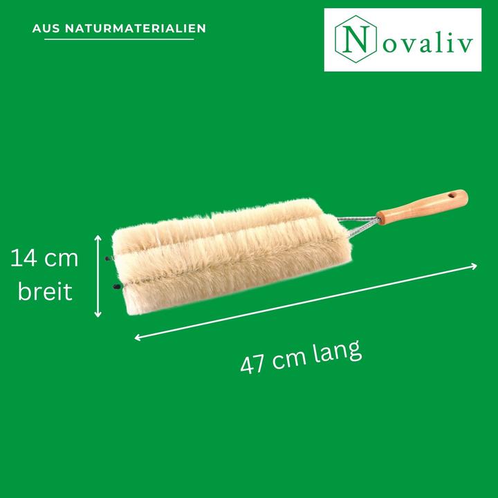 Produktbild Novaliv 3X Heizkörperbürste Rippenheizkörper Heizungsbürste Heizkörper Reinigungsbürste 47x14cm IDEA (1 Stk.)