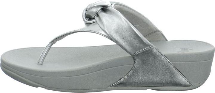 Produktbild Fitflop Lulu Padded Knot Metallic Leather Toe Post Sandal (40)