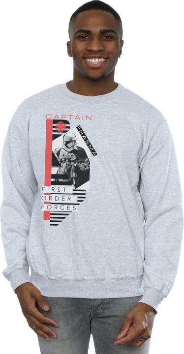 Actual product image Star Wars Mens The Last Jedi Captain Phasma Sweatshirt (XXL)