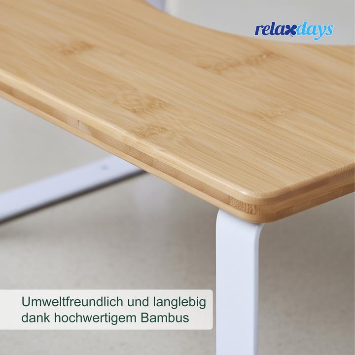 Actual product image Relaxdays Toilettenhocker