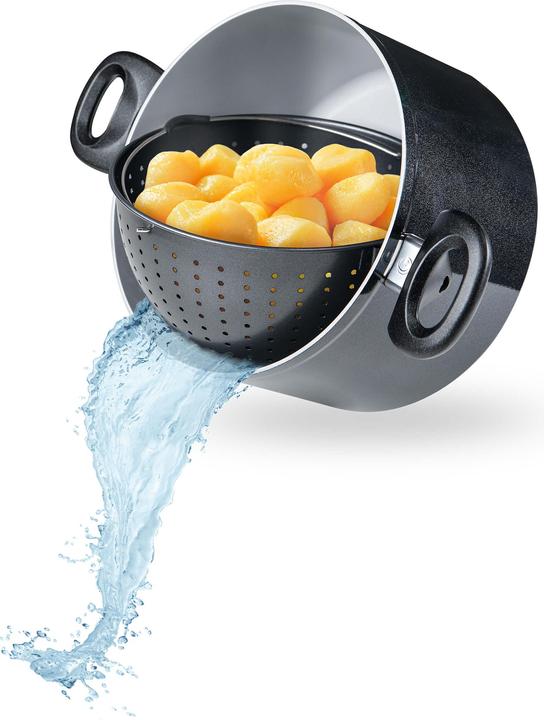 Immagine prodotto Genius Cerafit Magic Pot (24 cm, Set di pentole e padelle da cucina, Pentola, Ceramica)