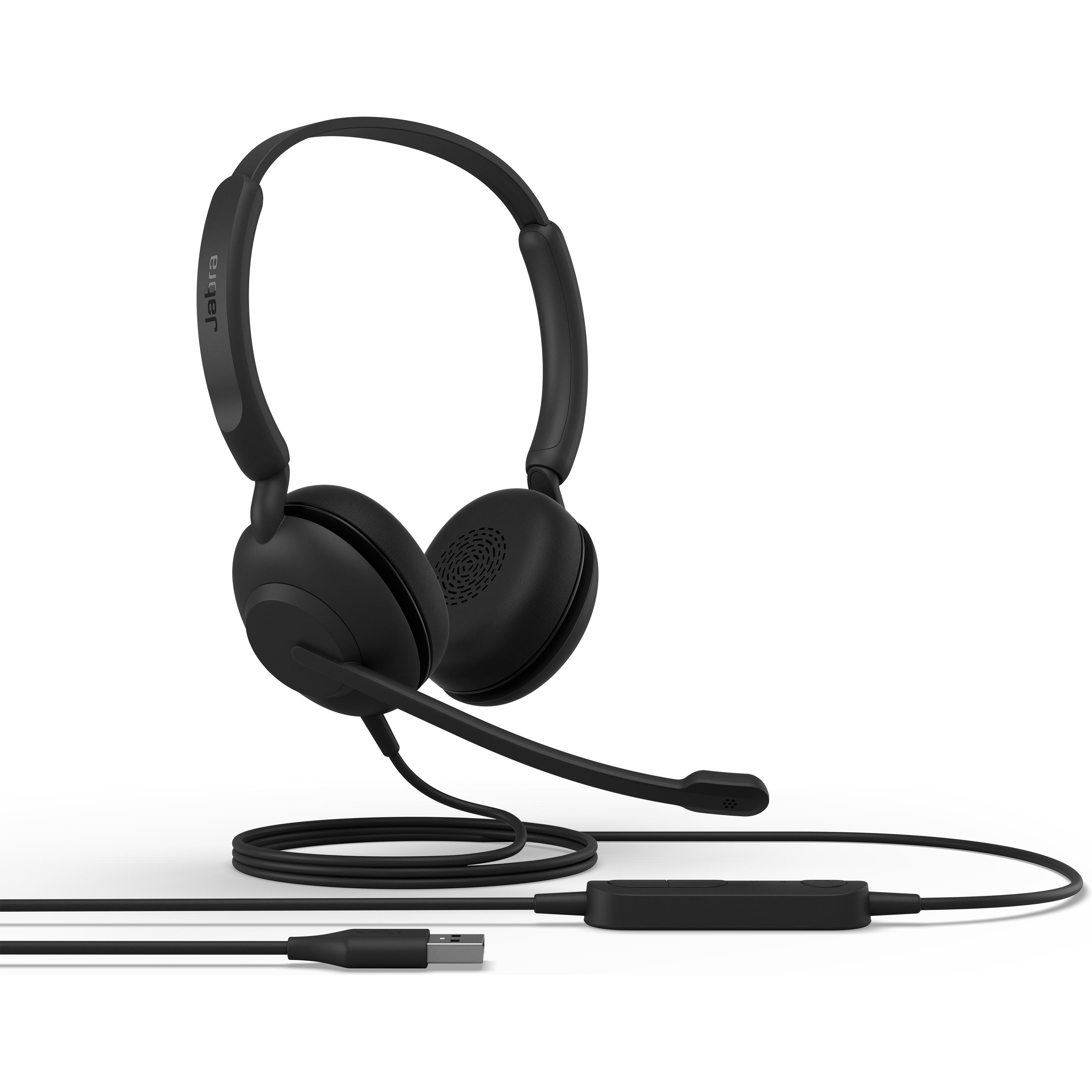 Jabra Nero Evolve 10 (Cablato, Usb-A, Team Microsoft), Cuffie Da Ufficio,