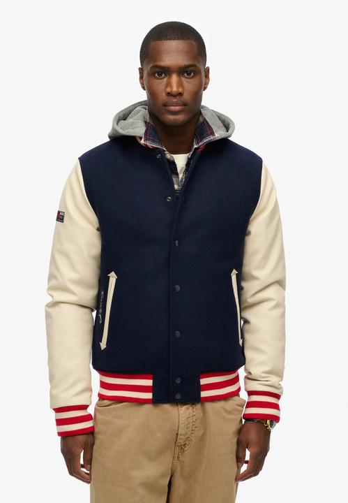 Immagine prodotto Superdry College-Bomberjacke mit Kapuze (L)