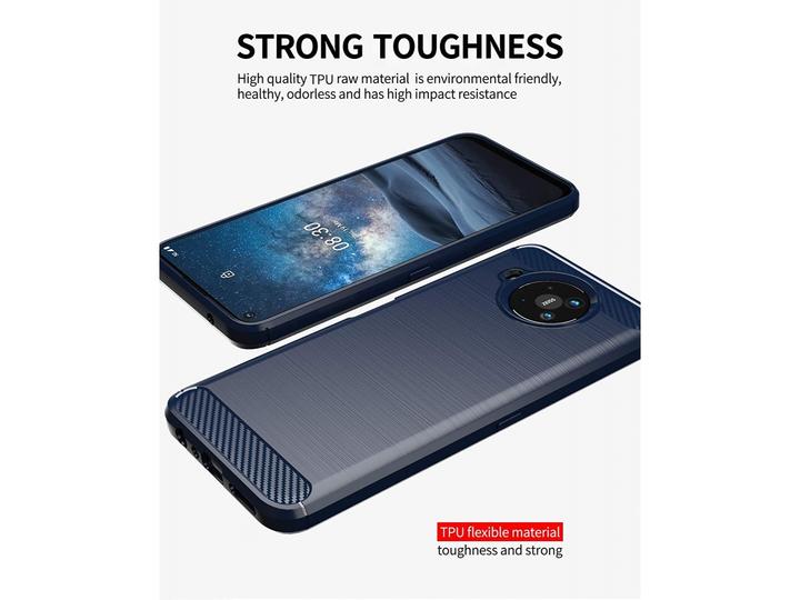Produktbild Screenguard Nokia 8.3 Hülle Carbon Brushed Soft TPU (Nokia 8.3)