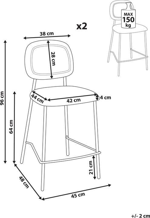 Produktbild Beliani Duette