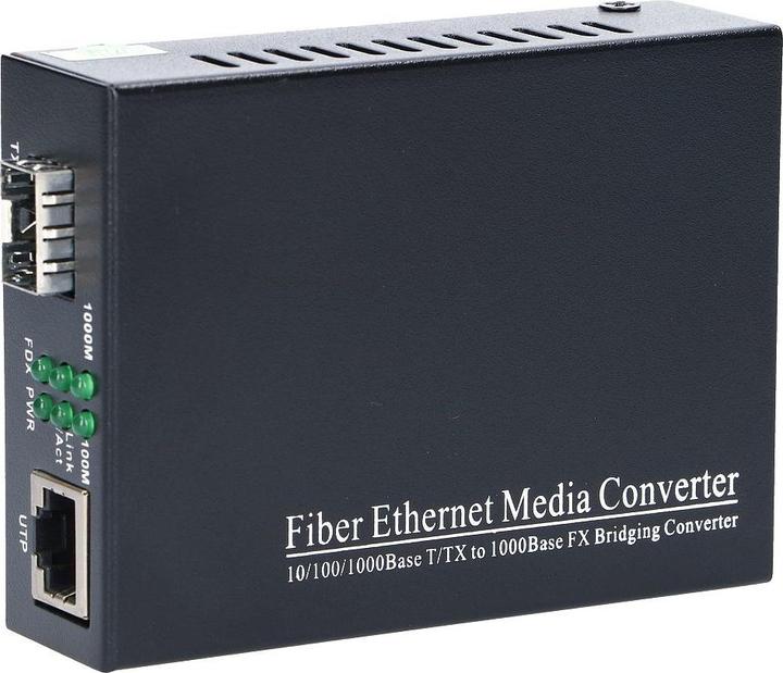 Image du produit Extralink SEDIR FIBER ETHERNET MEDIA CONVERTER 1X SFP 1X RJ45 - MC220 - convertisseur - fibre optique (FO)