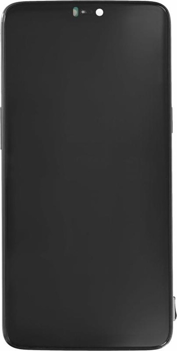 Actual product image OEM Display + Frame for Οneplus 6 Midnight Black (Display, OnePlus 6)