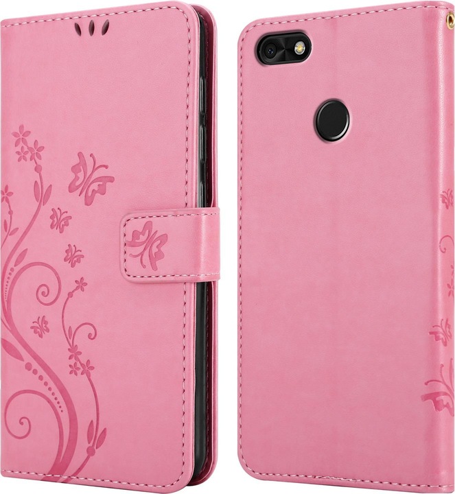 Produktbild Cadorabo Flower Book Hülle (Huawei Y6 Pro (2017))