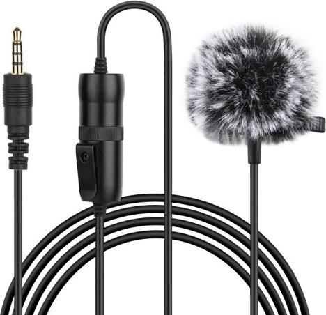 Immagine prodotto Puluz Microfono con clip Jack da 3,5 mm 6 m