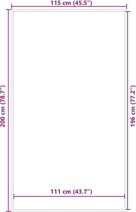 Immagine prodotto vidaXL Mark (200 x 115 cm)