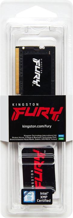 Produktbild Kingston FURY Impact (1 x 8GB, 4800 MHz, DDR5-RAM, SO-DIMM)