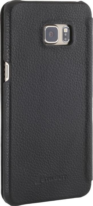 Image du produit StilGut Book Type Case sans clip pour S6 Edge+, noir (Samsung Galaxy S6 Edge+)