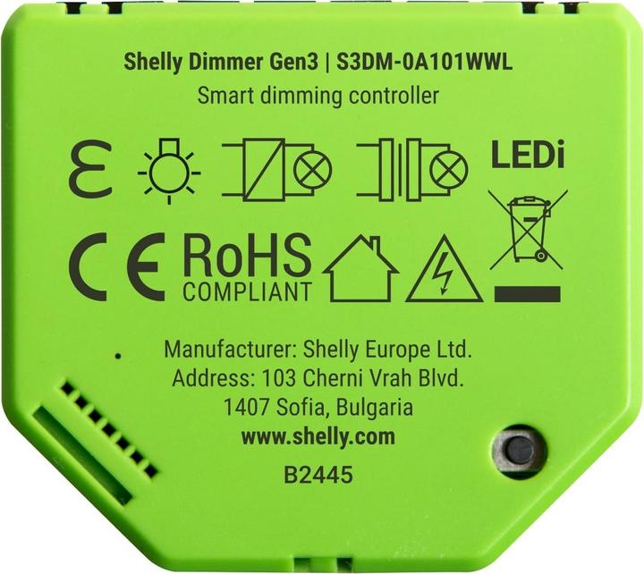 Produktbild Shelly Unterputz-Dimmer Gen3, 3 Stück