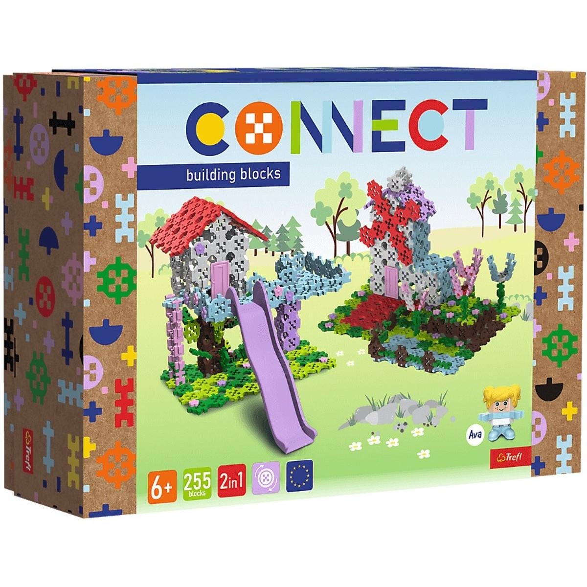 Trefl Klocki Connect - Domek na drzewie / Wiatrak L TREF (255 pezzi)