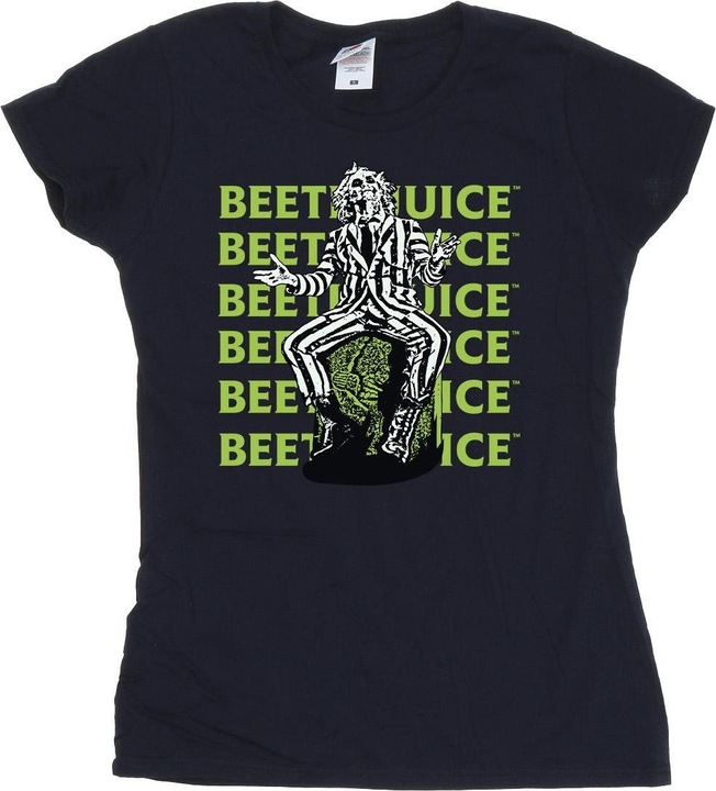 Immagine prodotto Beetlejuice Pose Repeat Maglietta Donna (L)