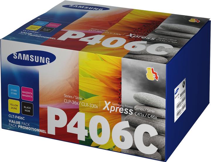 Produktbild Samsung CLT-P406C RainbowKit (BK, C, M, Y)