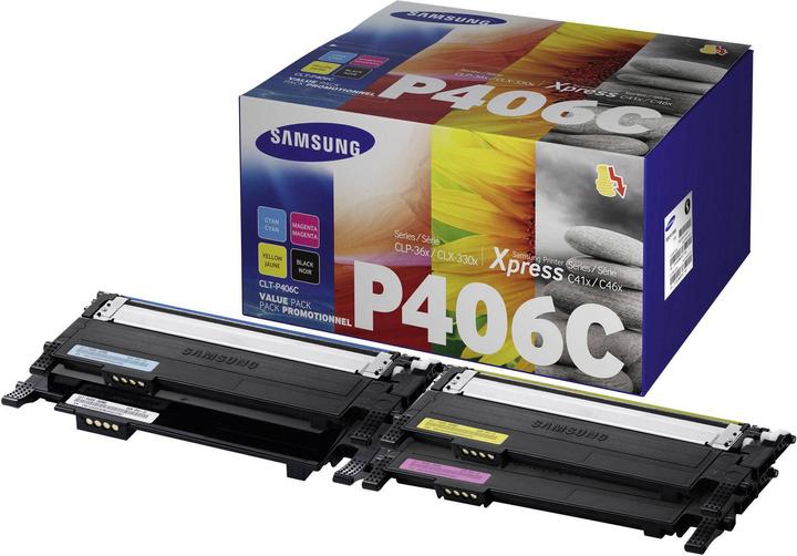 Samsung CLT-P406C RainbowKit (BK, C, M, Y)