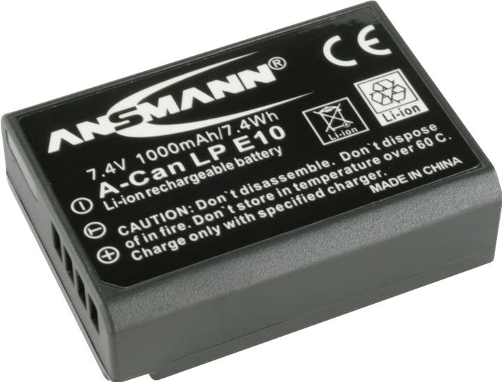 Actual product image Ansmann A-Can LP-E10 (Camera battery)