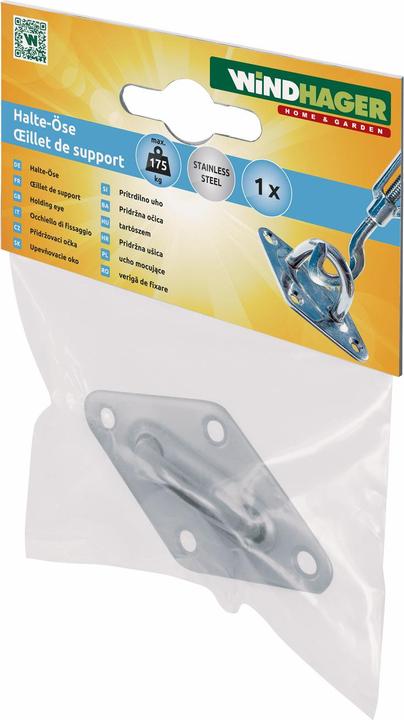 Actual product image Windhager Holding eyelet (1 x 8 x 13.5 cm)