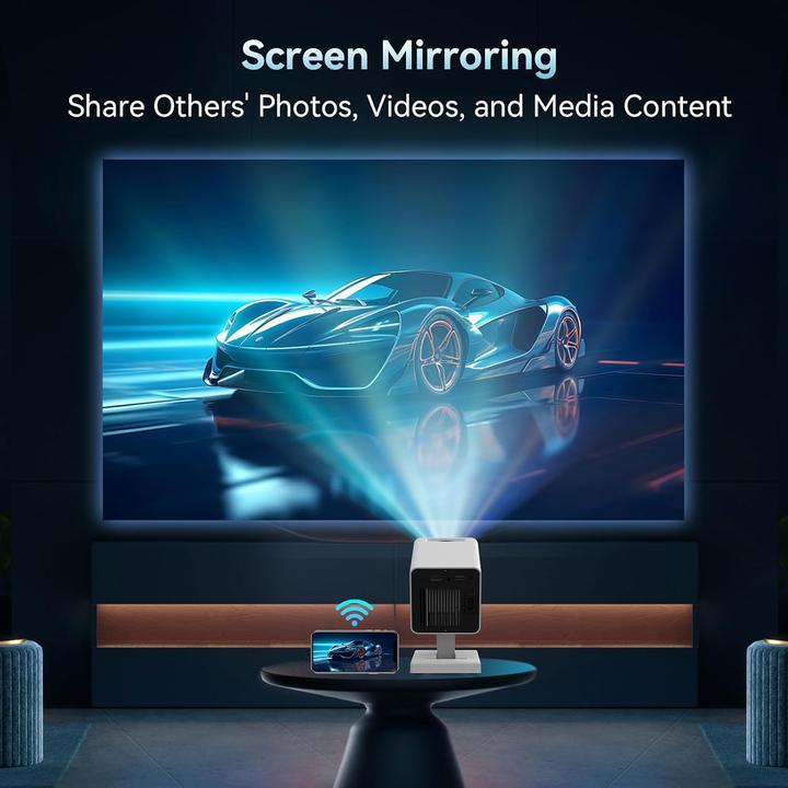 Actual product image Putbecy Mini Beamer 4K