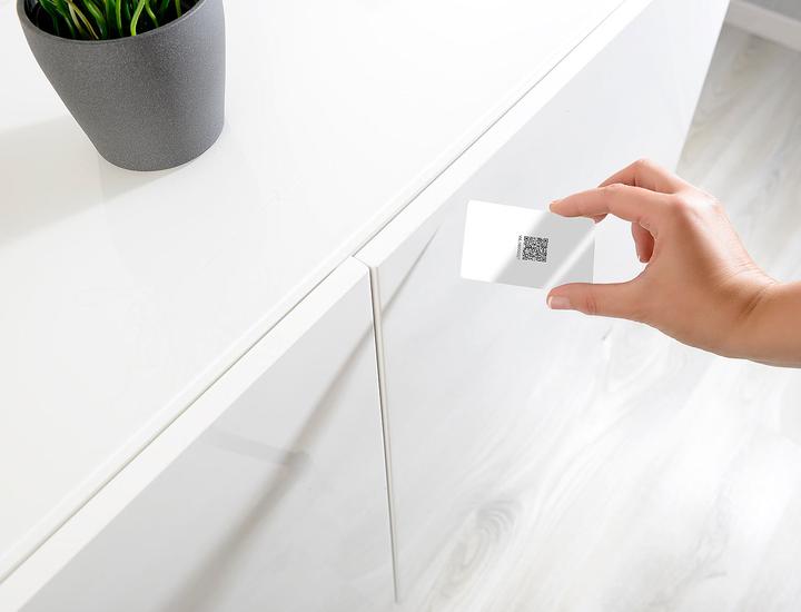 Image du produit VisorTech Serrure pour tiroirs & portes d'armoires avec clé RFID et Bluetooth