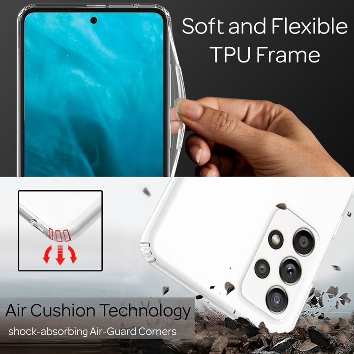 Produktbild Nalia Klare Transparente Hybrid Hülle (Samsung Galaxy A33)