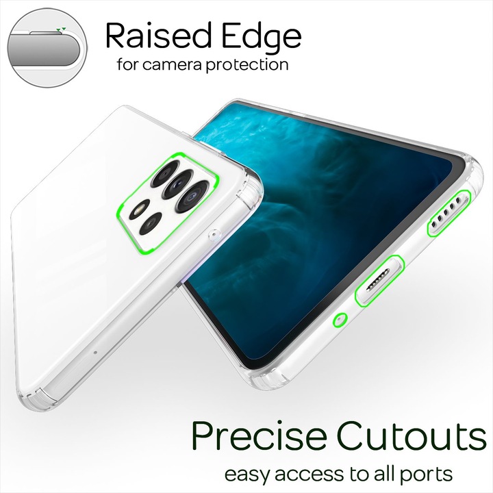 Produktbild Nalia Klare Transparente Hybrid Hülle (Samsung Galaxy A33)