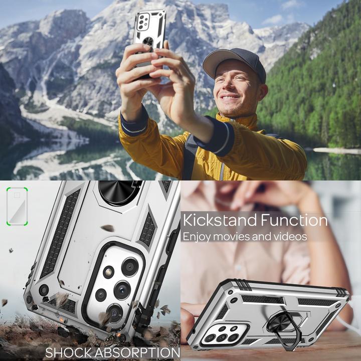 Actual product image Nalia Shockproof military style ring cover (Samsung Galaxy A53)