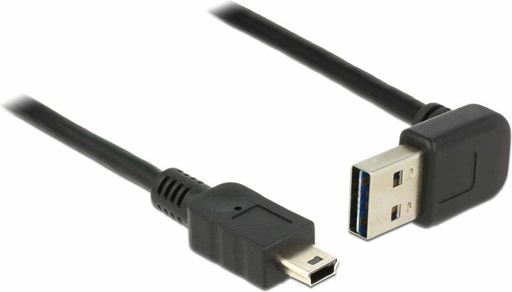 Image du produit Delock Câble USB2.0 Easy A-MiniB : 0,5m, noir (0.50 m, USB 2.0)