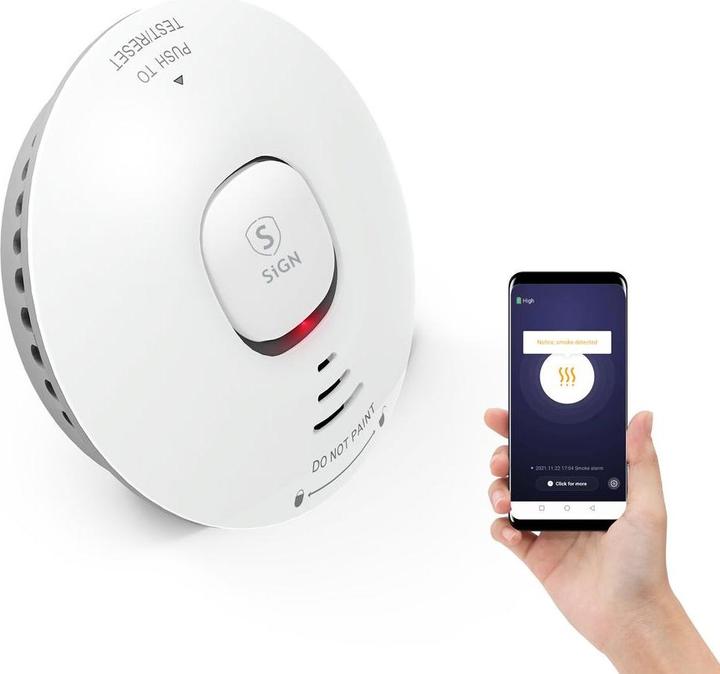 Produktbild SIGN Smart WIFI Smoke detector / Fire alarm
