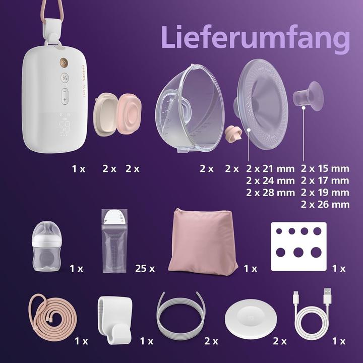 Produktbild Philips SCD553/11 Starter-Set mit elektrischer Doppelmilch
