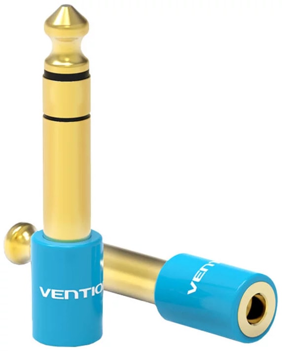Vention Adaptateur audio VAB-S01-L, Jack 3.5mm vers Jack 6.5mm (Adaptateur angulaire)