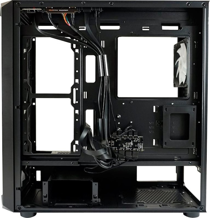 Actual product image Powercolor LC-Power Gaming 804B Obsession X RGB black retail case (ATX, mATX, Mini-ITX)
