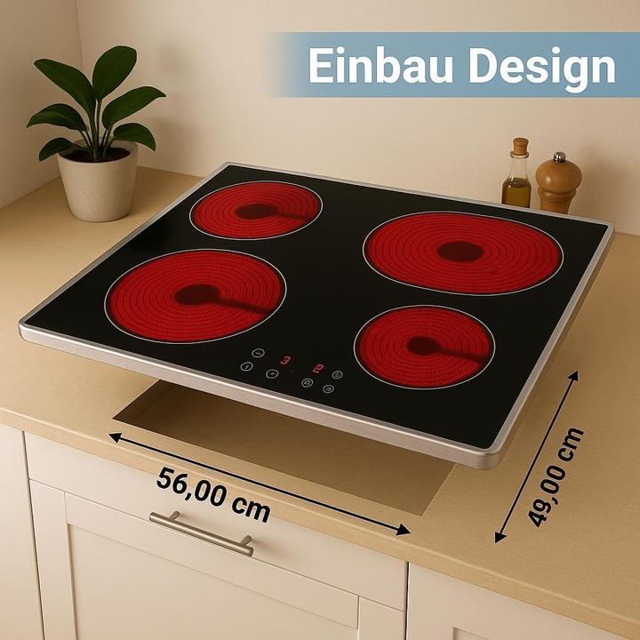 Image du produit PKM EB-C4-2-KBTCG Table de cuisson (59 cm, Table de cuisson en vitrocéramique)