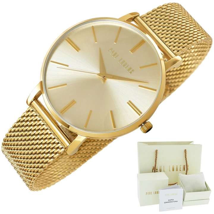 Actual product image Paul Lorens MEN'S WATCH - PL10401B-4D1 (zg352c) + BOX