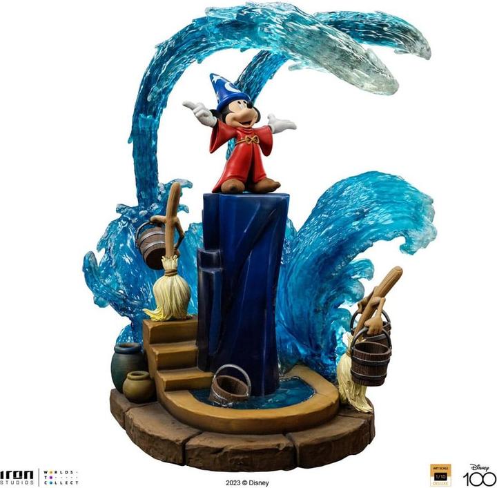 Actual product image Iron Studios Disney statuette 1/10 Art Scale Mickey Fantasia Regular 25 cm