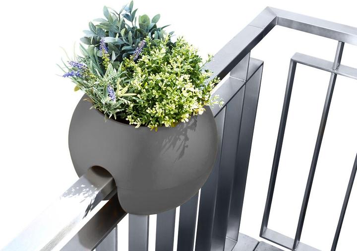 Produktbild Rephorm Balkonblumentopf Bloomball Graphit Ø 30 cm
