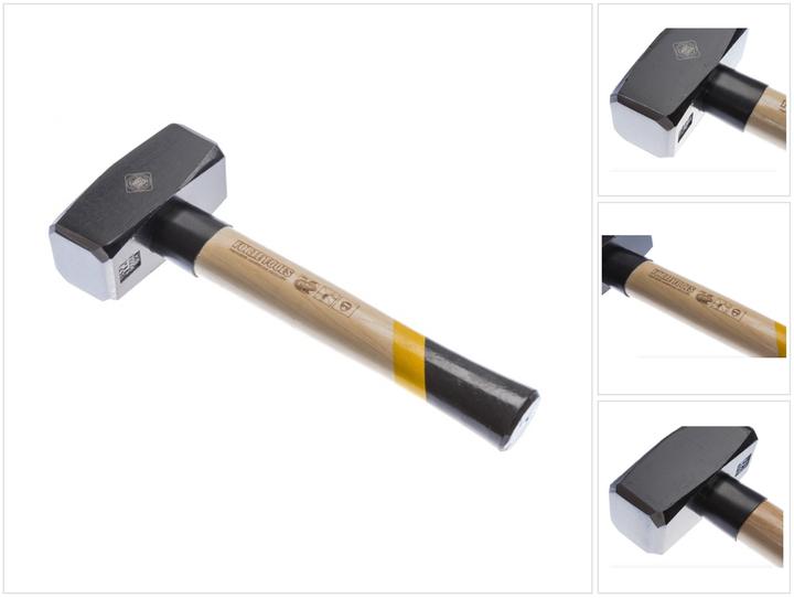 Actual product image Forte tools Mallet with wooden handle, 2000 g head weight, hammer with wooden handle, premium tool, gesch (2290 g)