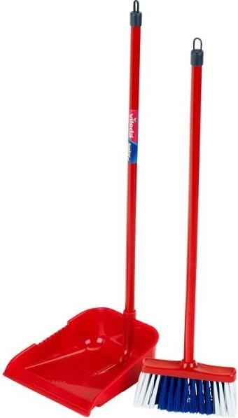Actual product image Theo Klein Vileda handle shovel with broom